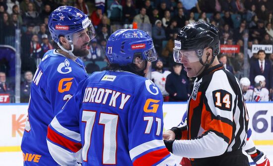 Хоккей. КХЛ. СКА (Санкт-Петербург) - ЦСКА (Москва)