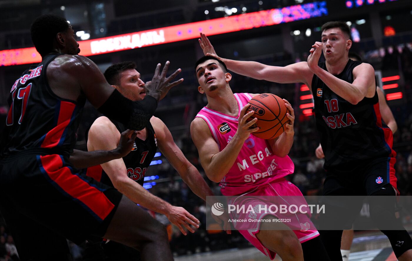 Баскетбол. ЦСКА (Москва) - "МЕГА" (Белград)