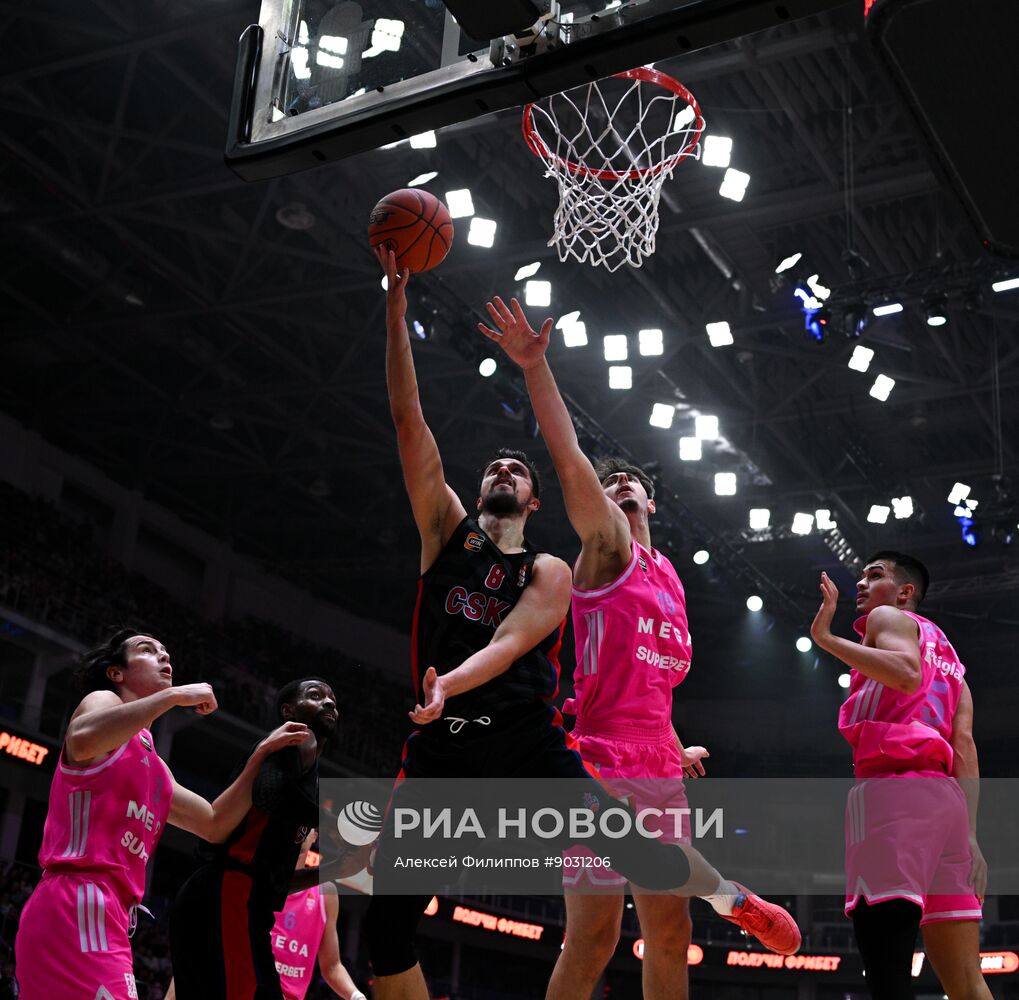 Баскетбол. ЦСКА (Москва) - "МЕГА" (Белград)