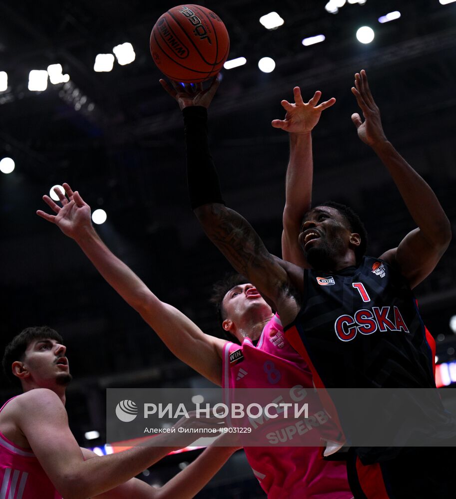 Баскетбол. ЦСКА (Москва) - "МЕГА" (Белград)