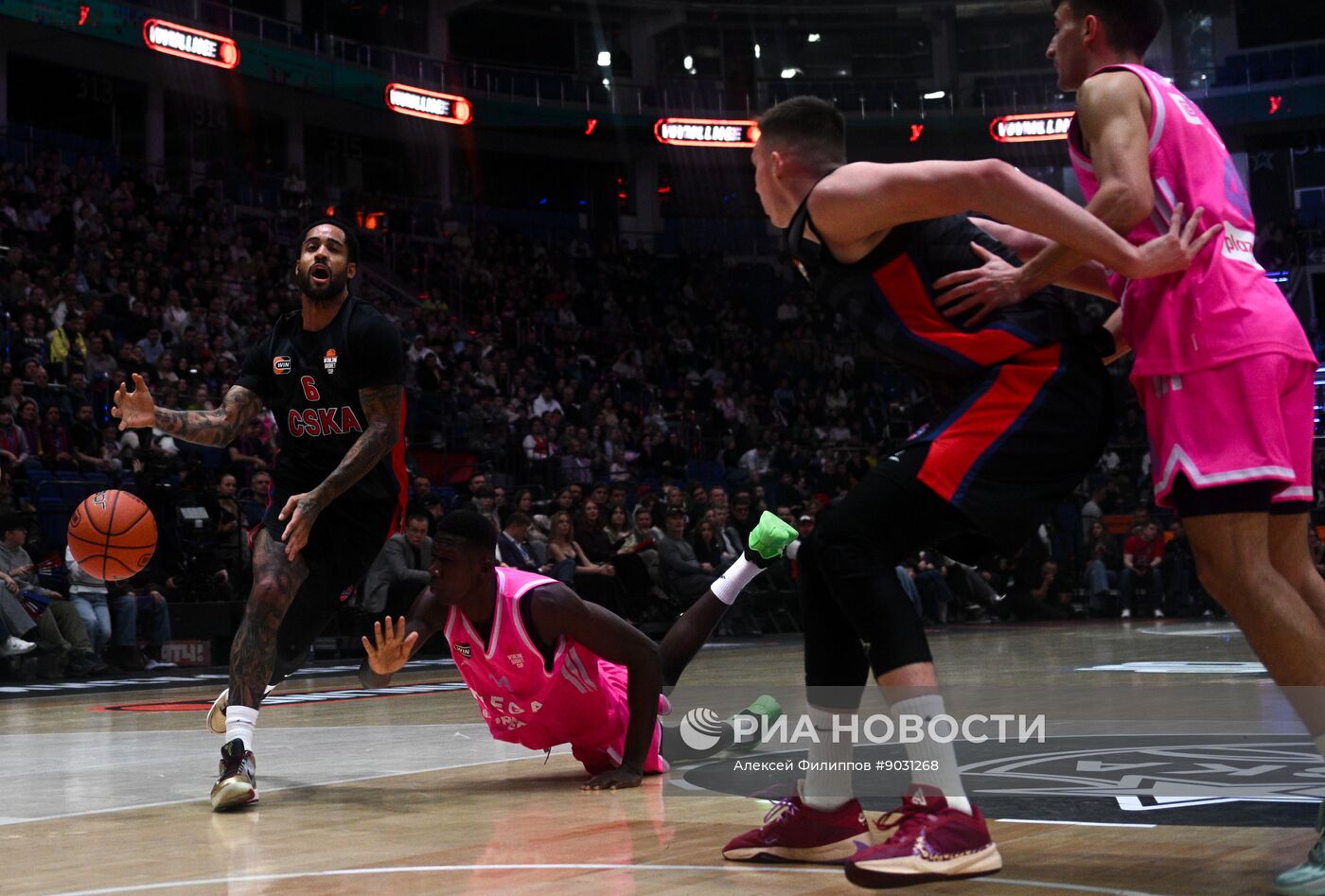 Баскетбол. ЦСКА (Москва) - "МЕГА" (Белград)