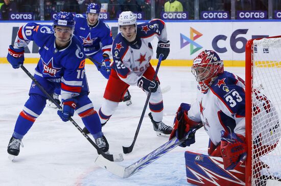 Хоккей. КХЛ. СКА (Санкт-Петербург) - ЦСКА (Москва)