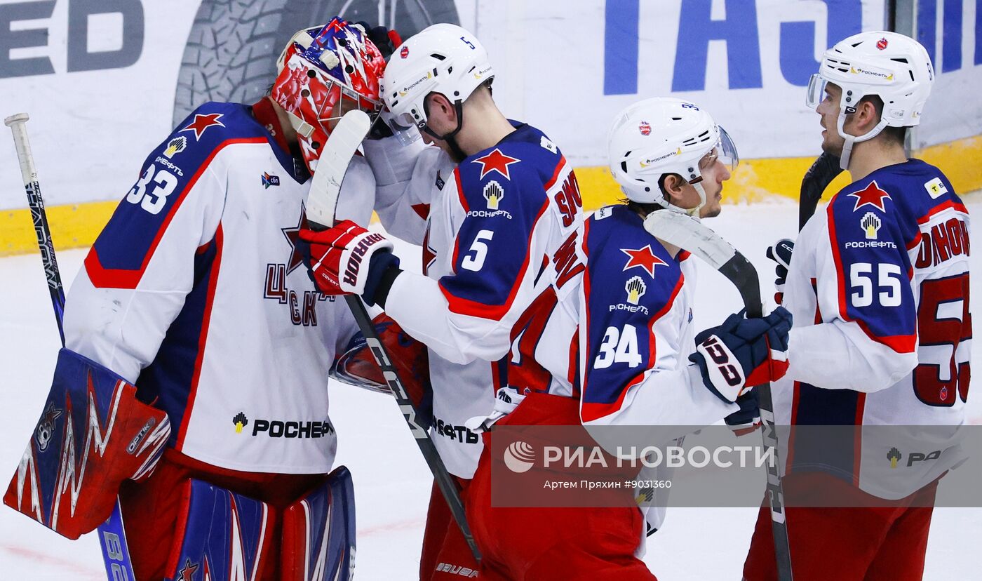 Хоккей. КХЛ. СКА (Санкт-Петербург) - ЦСКА (Москва)