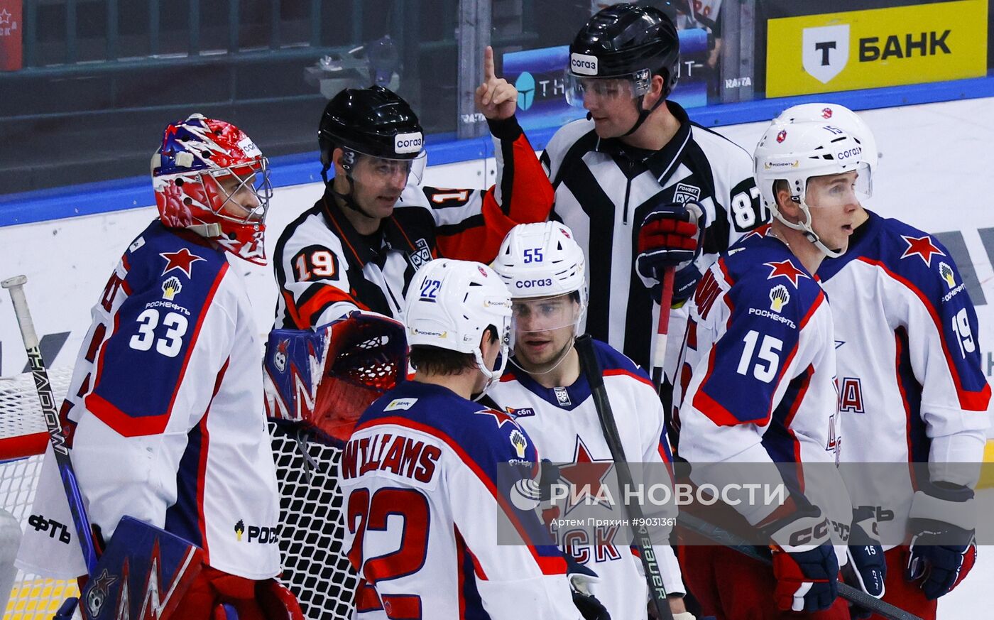 Хоккей. КХЛ. СКА (Санкт-Петербург) - ЦСКА (Москва)