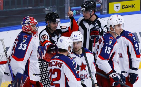 Хоккей. КХЛ. СКА (Санкт-Петербург) - ЦСКА (Москва)