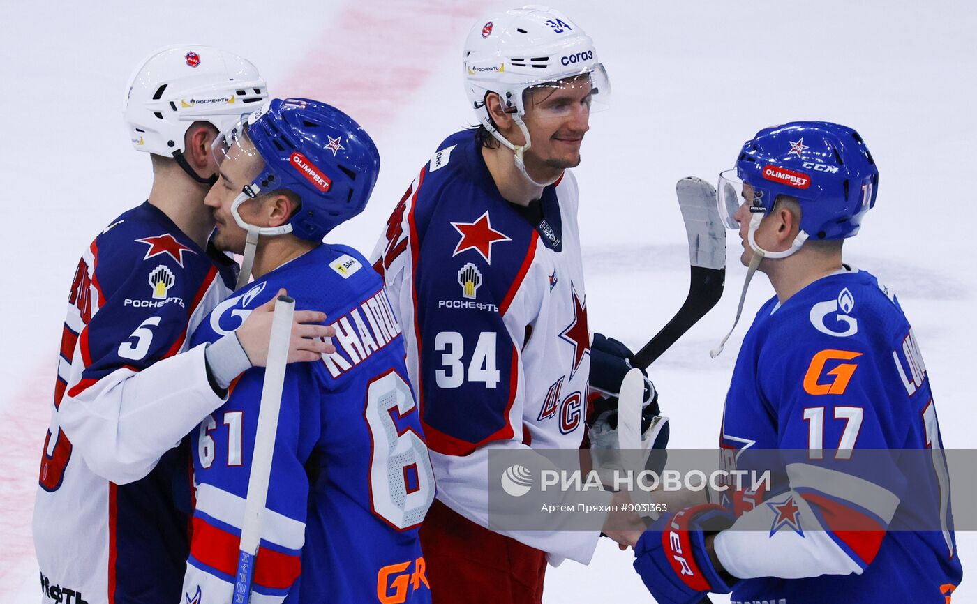 Хоккей. КХЛ. СКА (Санкт-Петербург) - ЦСКА (Москва)
