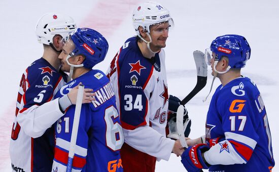 Хоккей. КХЛ. СКА (Санкт-Петербург) - ЦСКА (Москва)