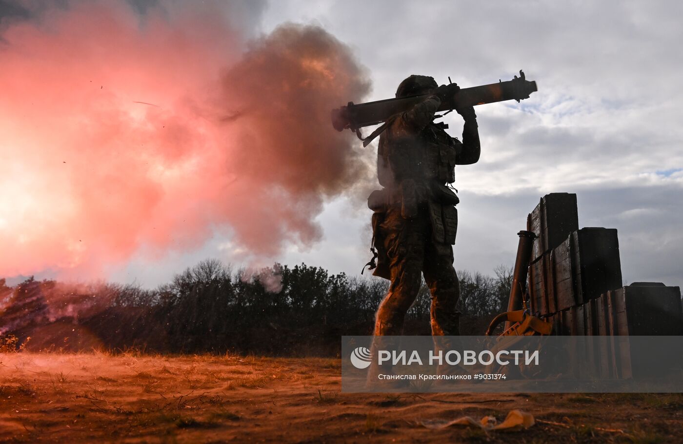 Тренировка подразделения спецназа группировки "Центр"