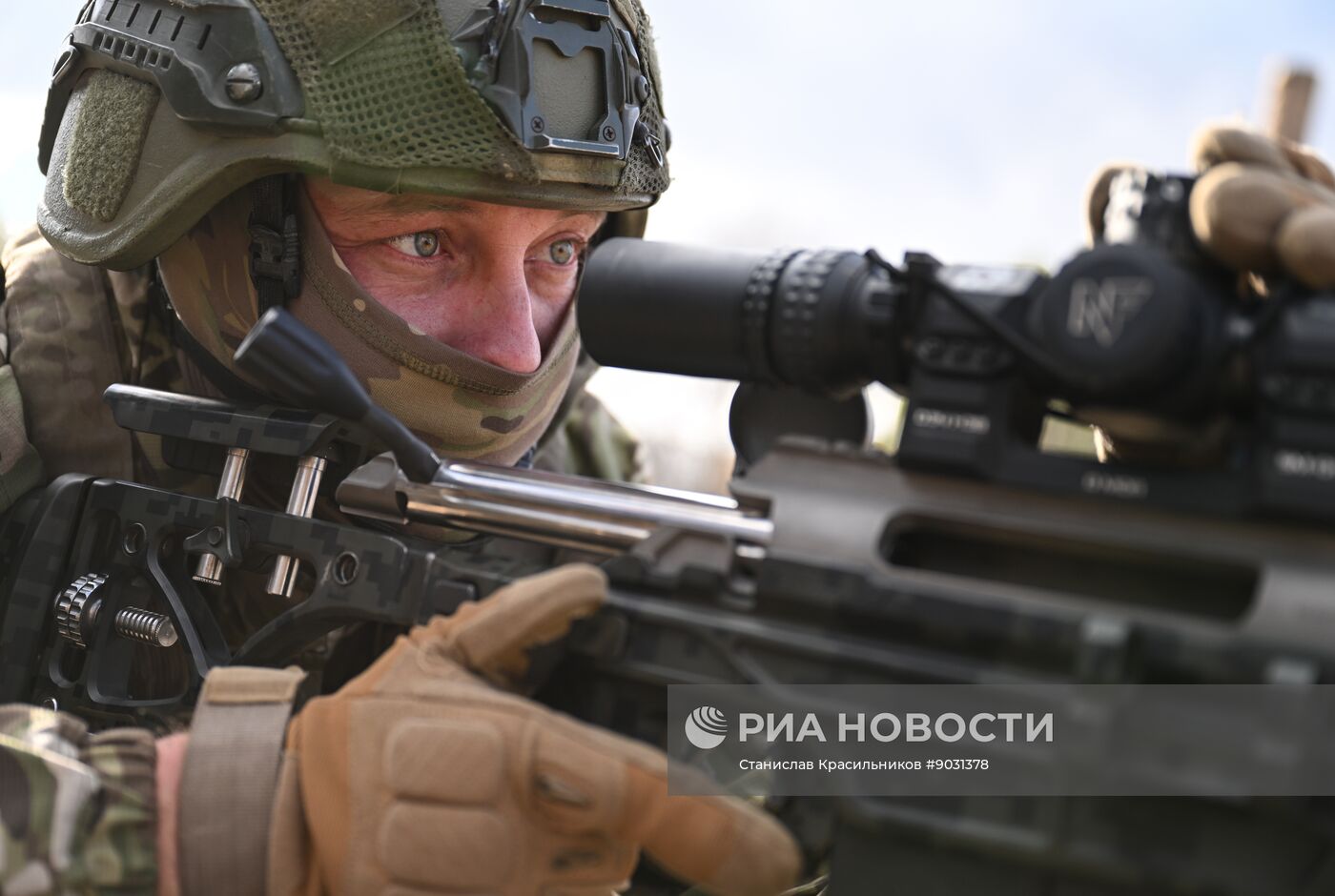 Тренировка подразделения спецназа группировки "Центр"