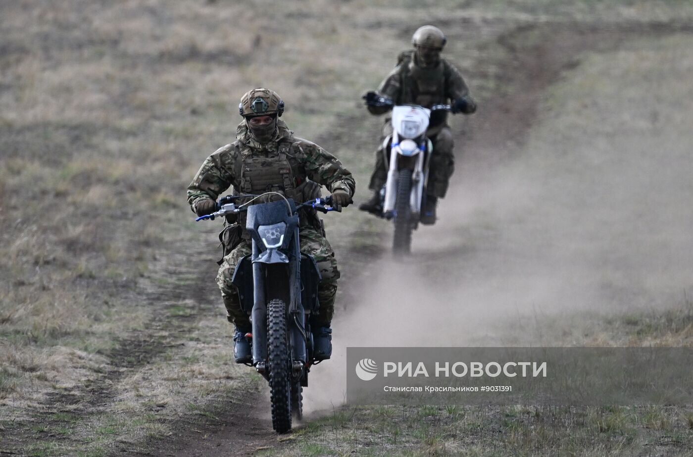 Тренировка подразделения спецназа группировки "Центр"