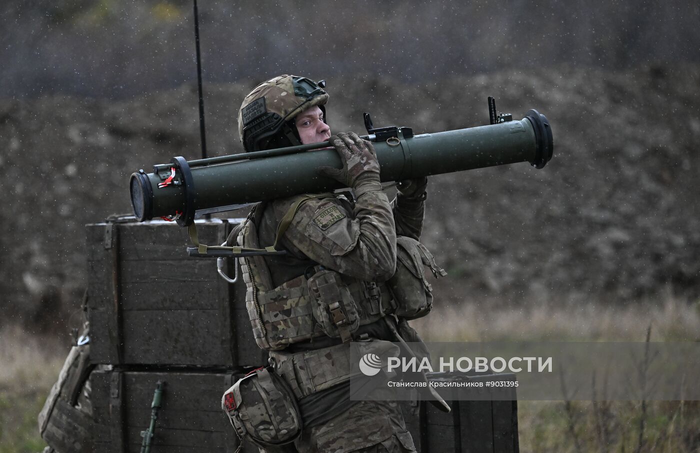 Тренировка подразделения спецназа группировки "Центр"