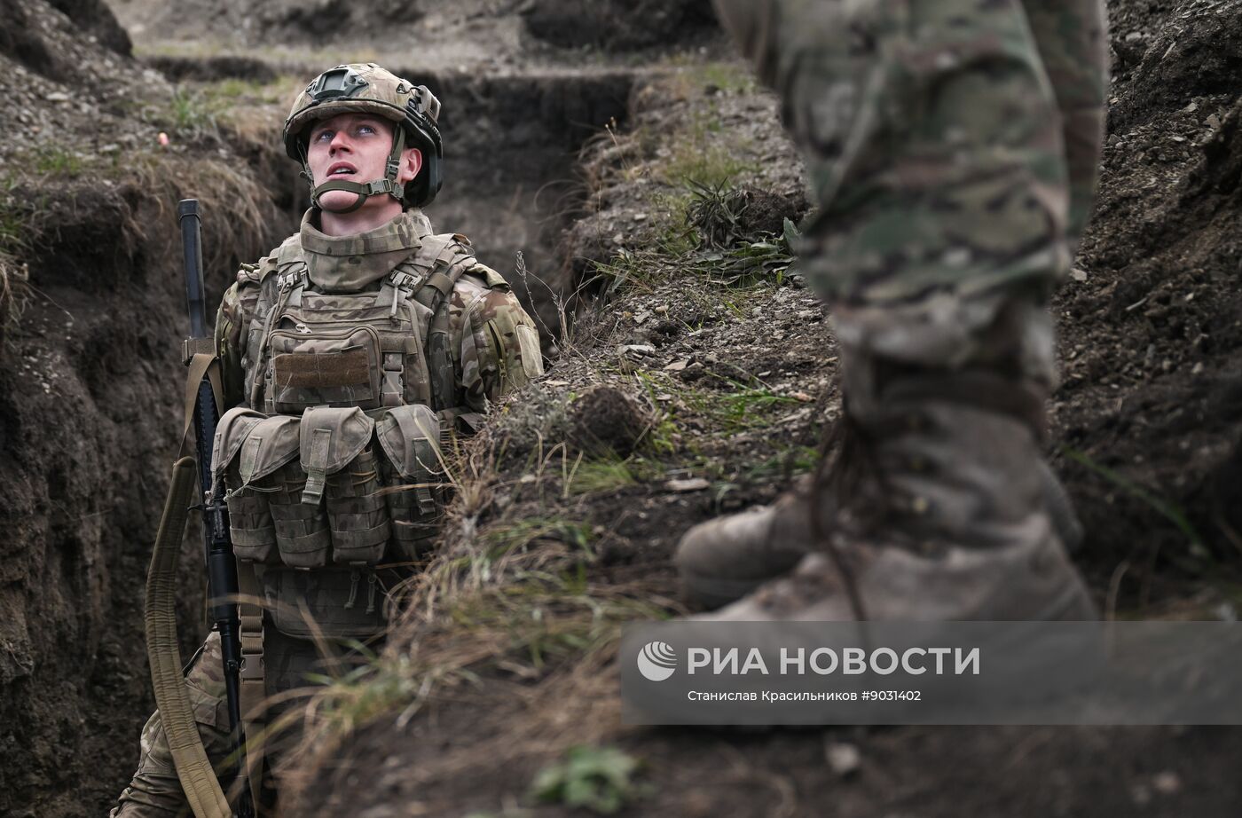 Тренировка подразделения спецназа группировки "Центр"