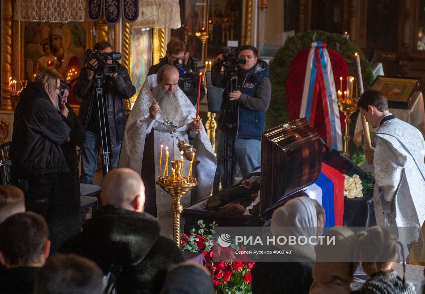 Прощание с военкором РИА Новости Иваном Зуевым