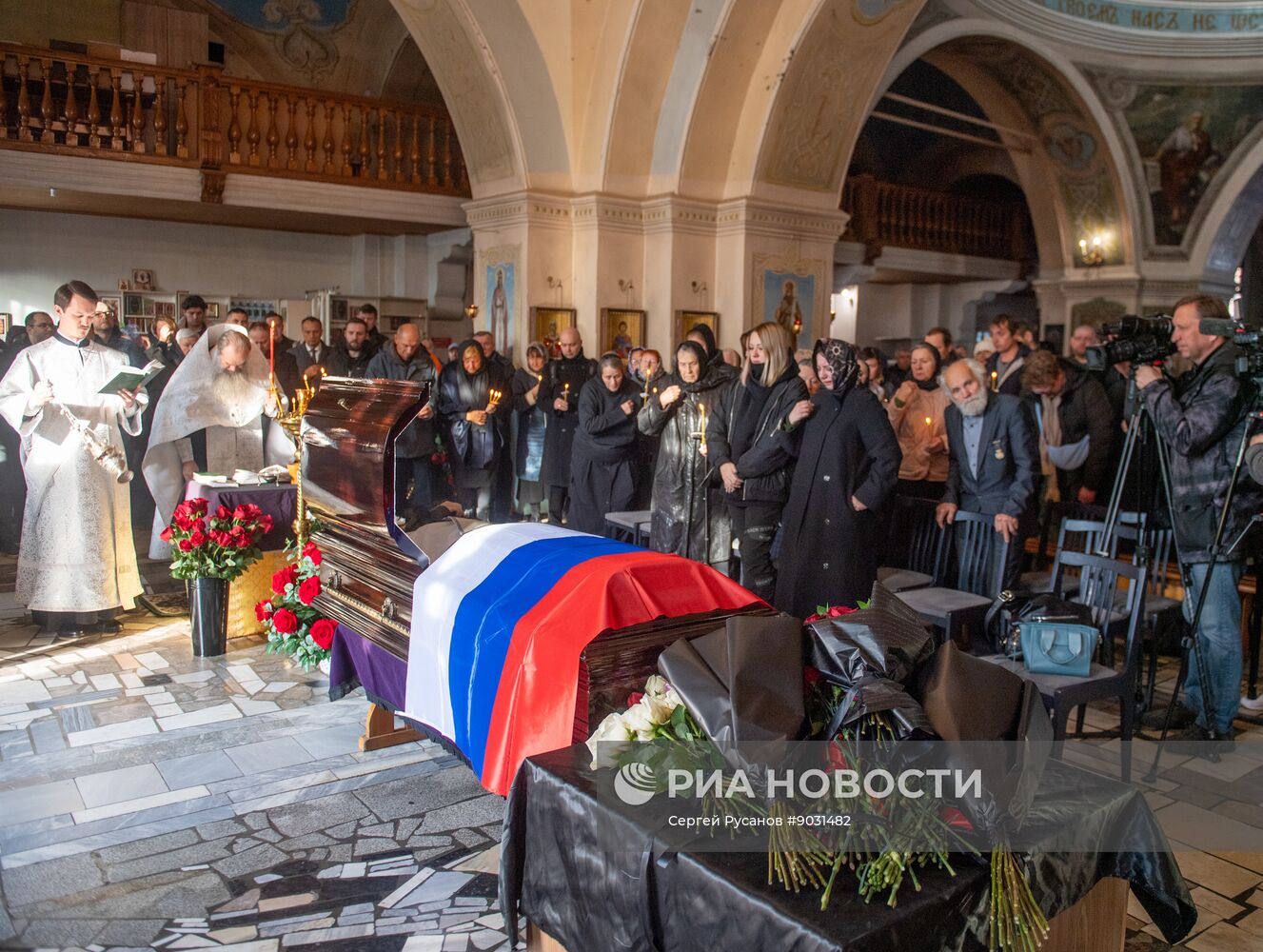 Прощание с военкором РИА Новости Иваном Зуевым