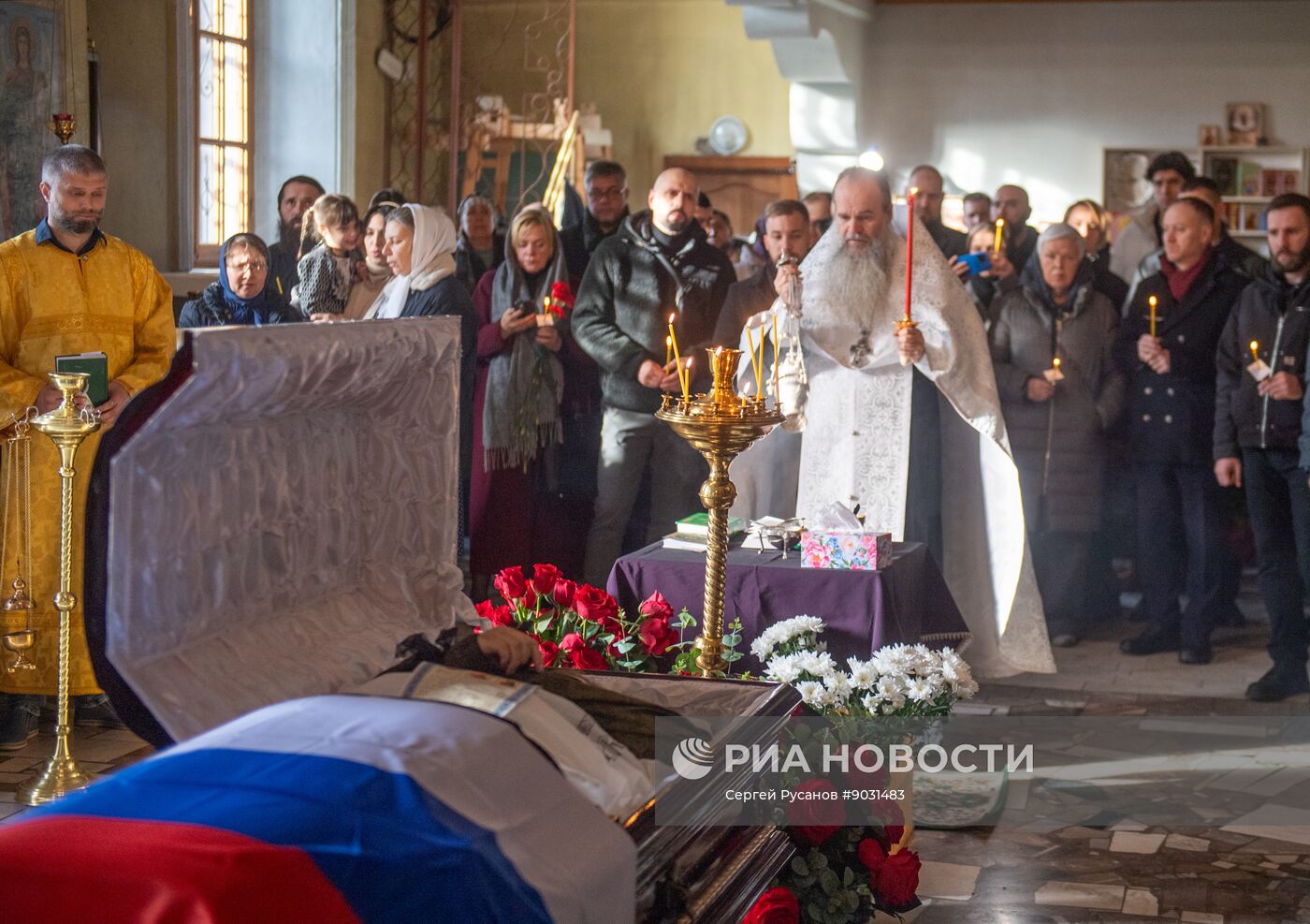 Прощание с военкором РИА Новости Иваном Зуевым