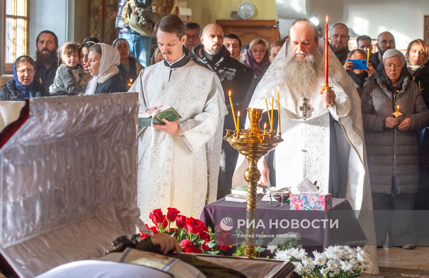 Прощание с военкором РИА Новости Иваном Зуевым