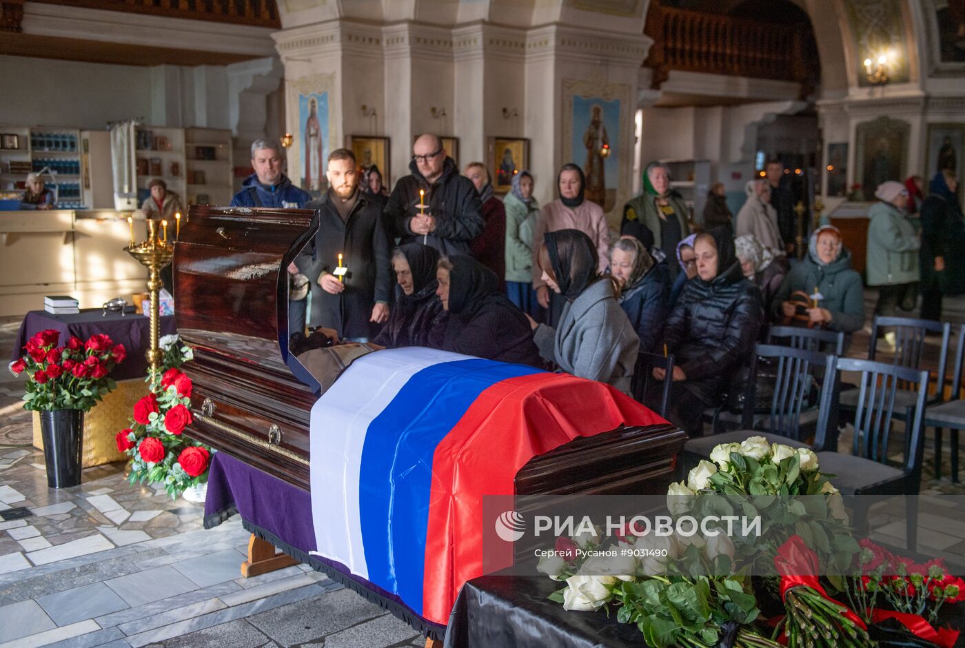 Прощание с военкором РИА Новости Иваном Зуевым