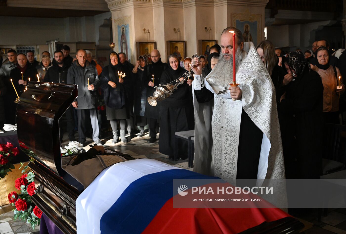 Прощание с военкором РИА Новости Иваном Зуевым