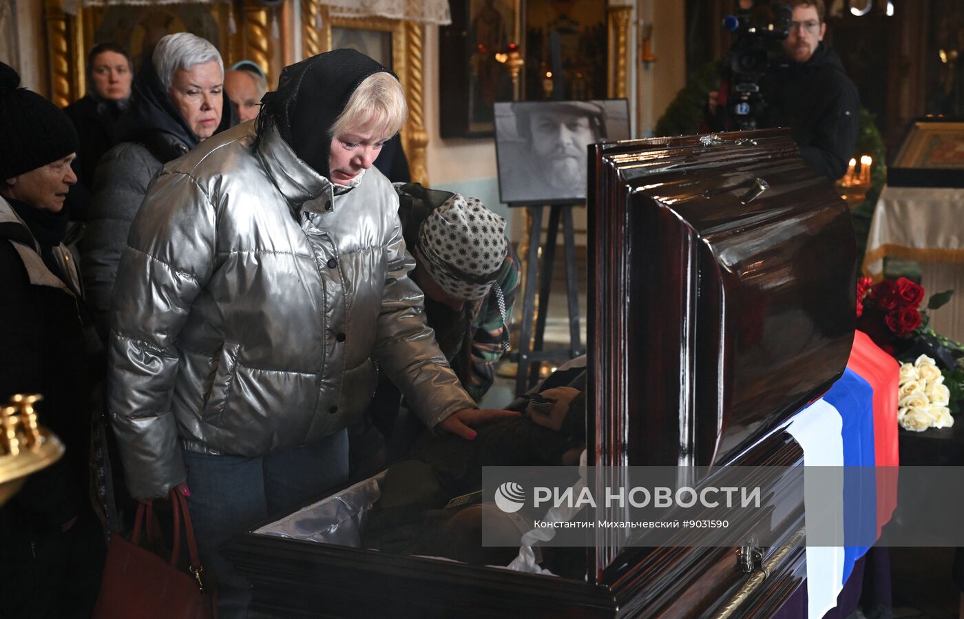 Прощание с военкором РИА Новости Иваном Зуевым