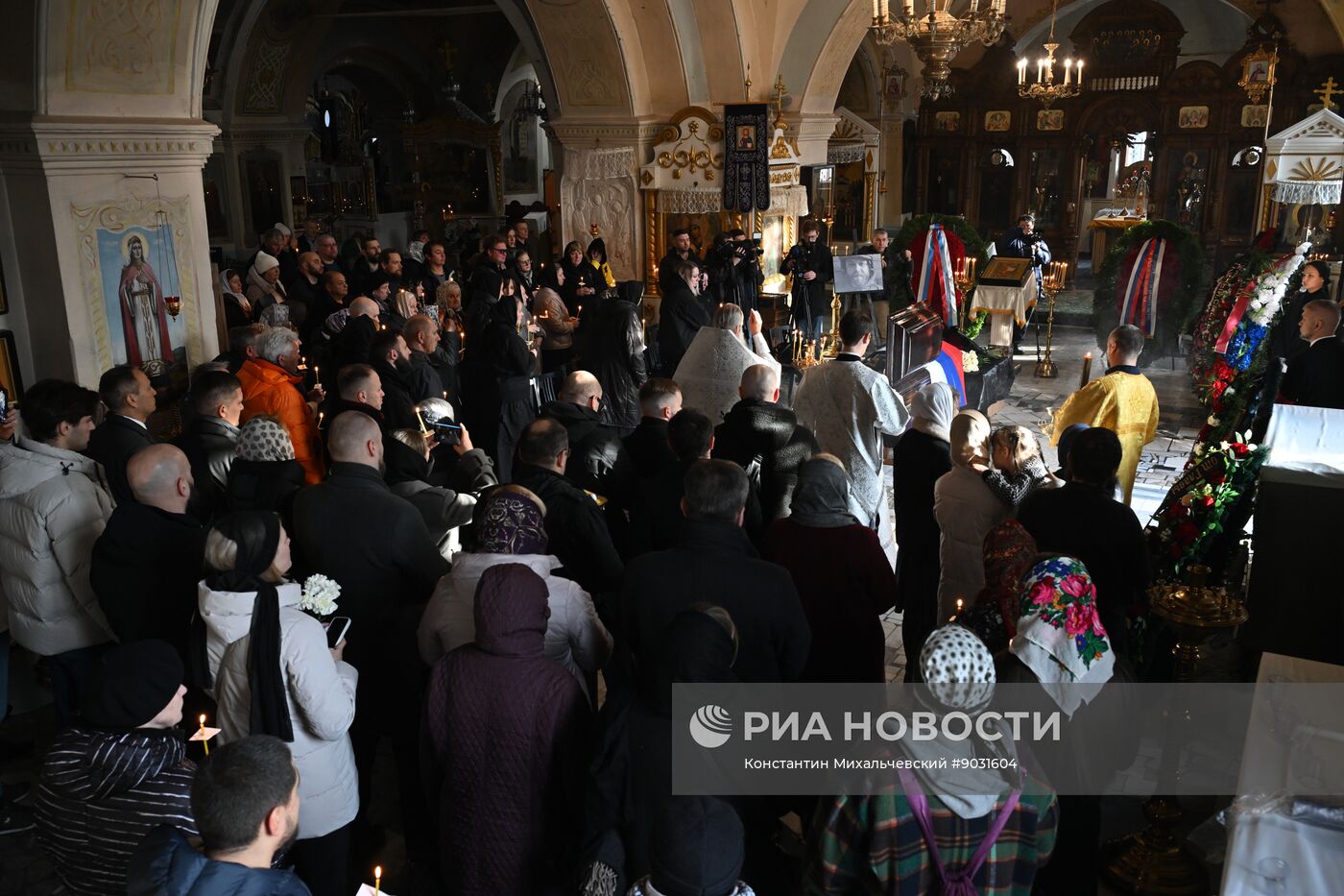 Прощание с военкором РИА Новости Иваном Зуевым
