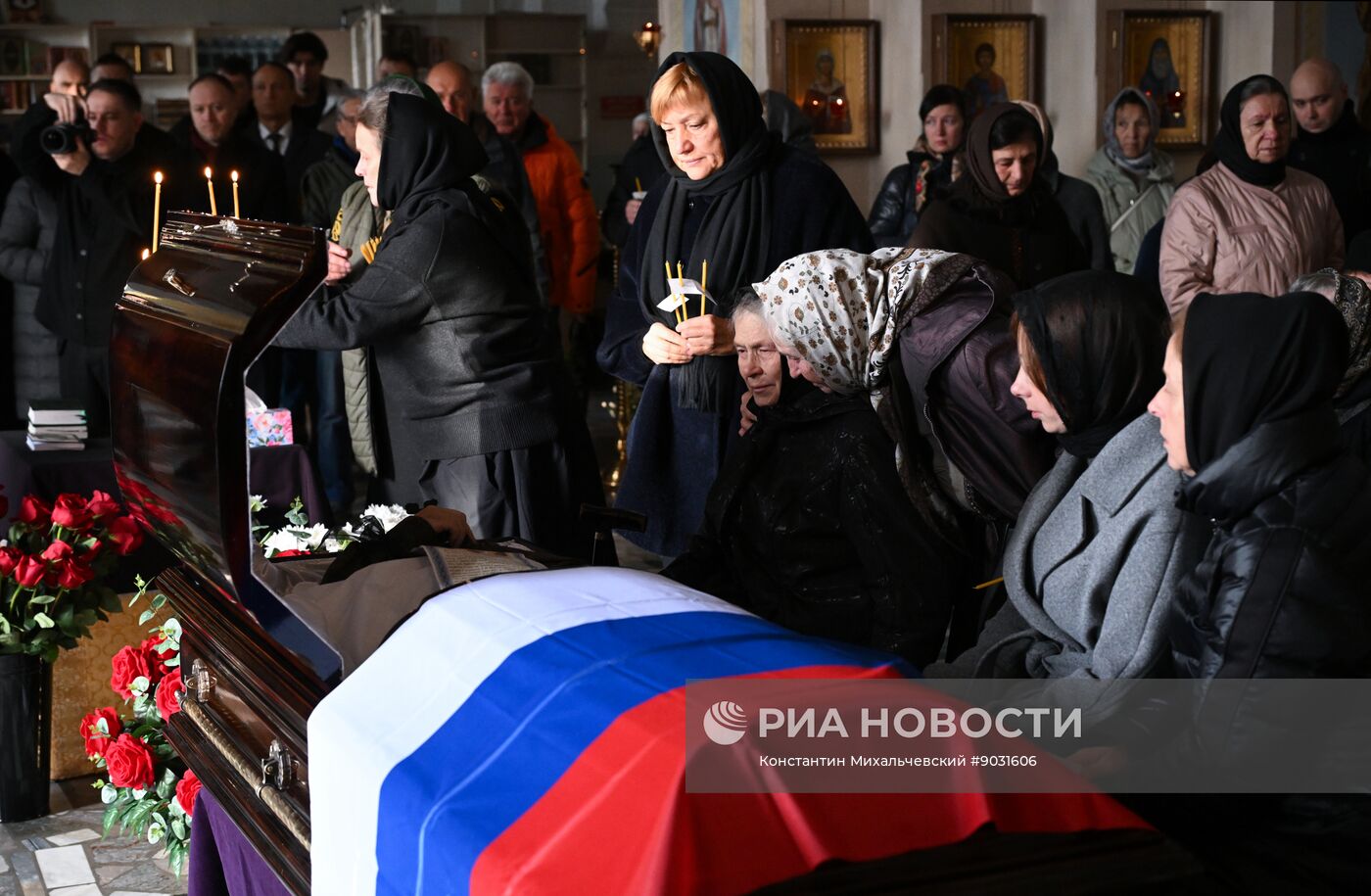 Прощание с военкором РИА Новости Иваном Зуевым