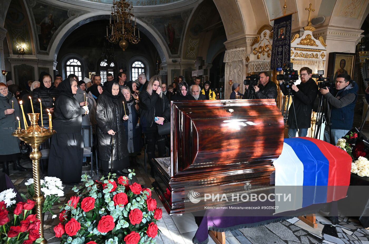 Прощание с военкором РИА Новости Иваном Зуевым