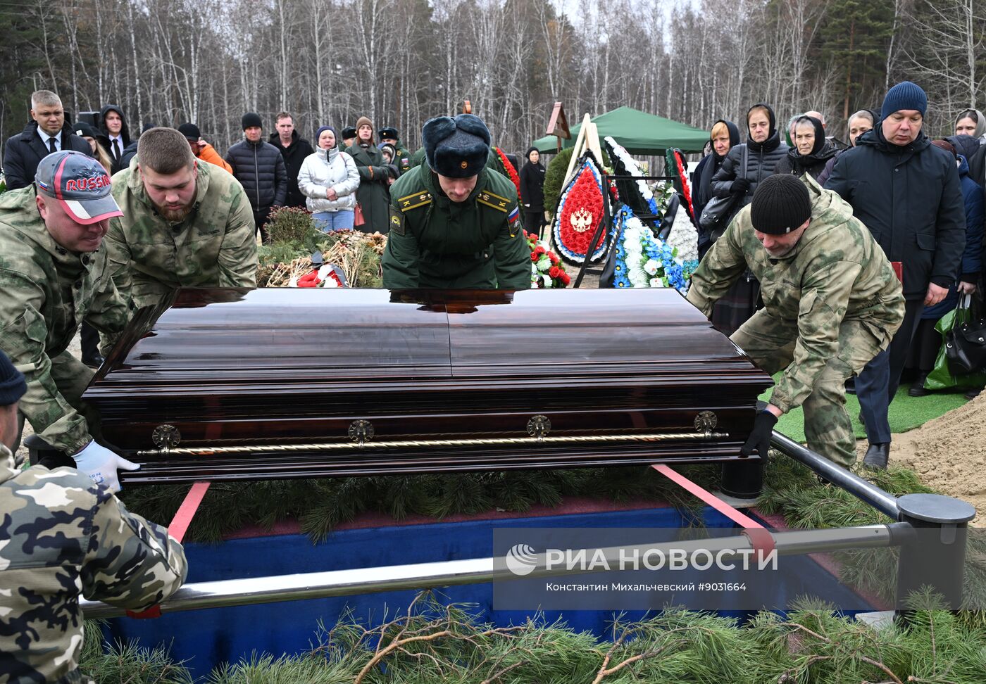 Прощание с военкором РИА Новости Иваном Зуевым