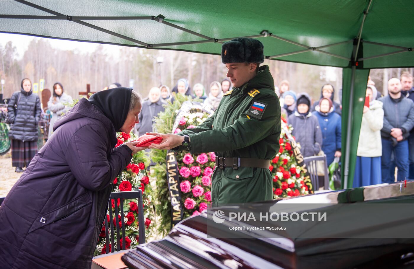 Прощание с военкором РИА Новости Иваном Зуевым