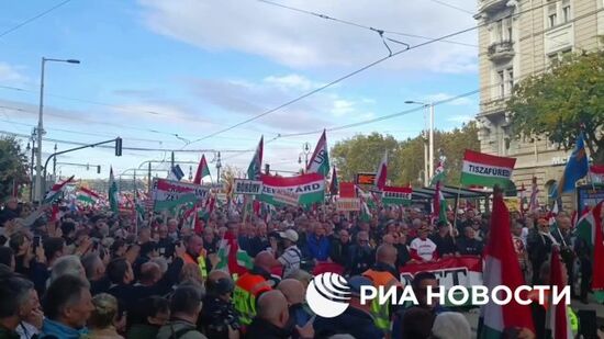 "Марш мира" в Будапеште