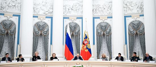 Заседание Совета при президенте РФ по реализации государственной демографической и семейной политики