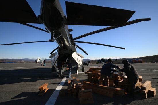 Работа региональной авиакомпании России "Авиация Колымы"