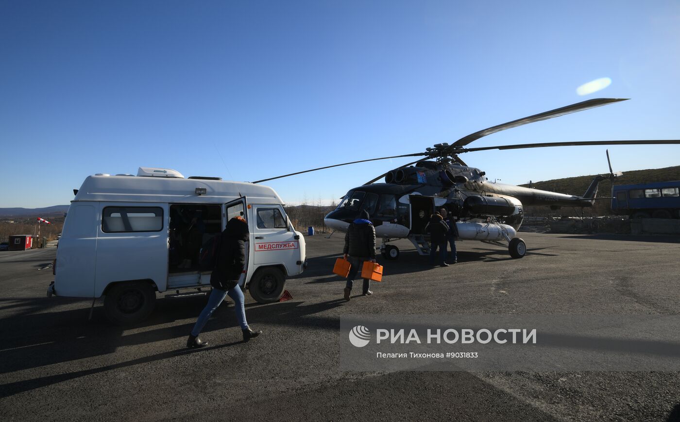 Работа региональной авиакомпании России "Авиация Колымы"