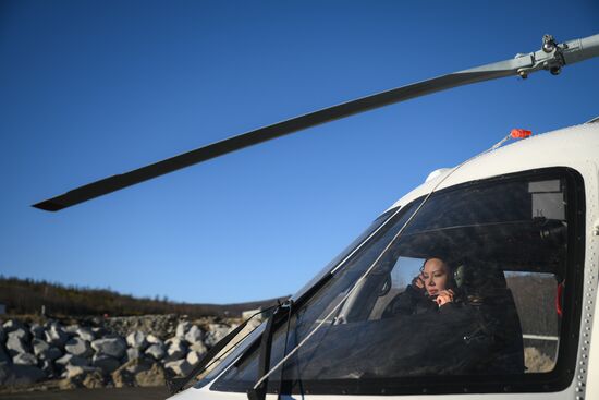 Работа региональной авиакомпании России "Авиация Колымы"