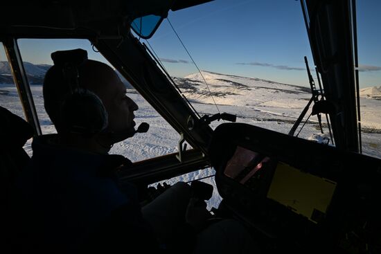 Работа региональной авиакомпании России "Авиация Колымы"