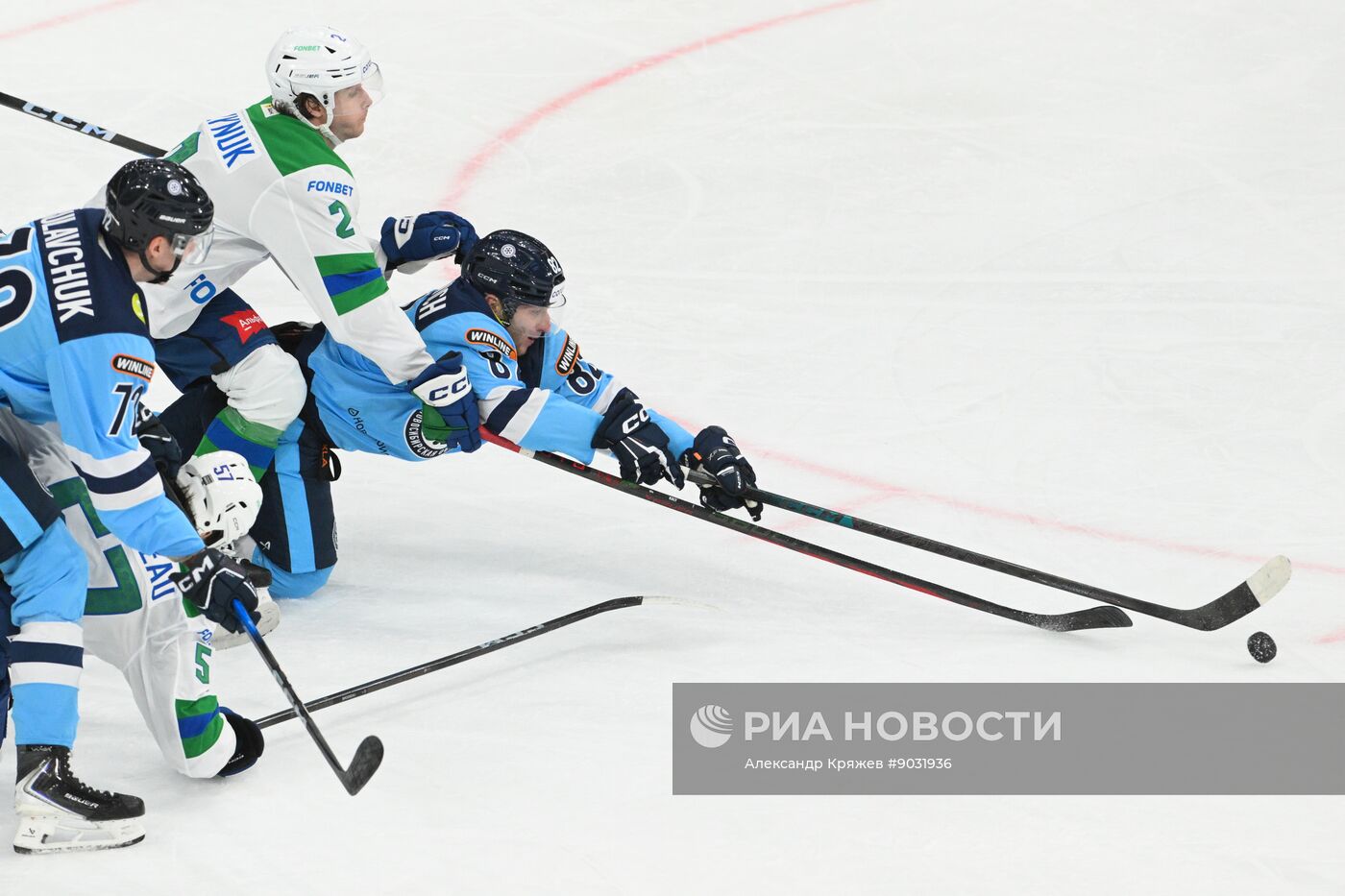 Хоккей. КХЛ. "Сибирь" (Новосибирск) - "Салават Юлаев" (Уфа)