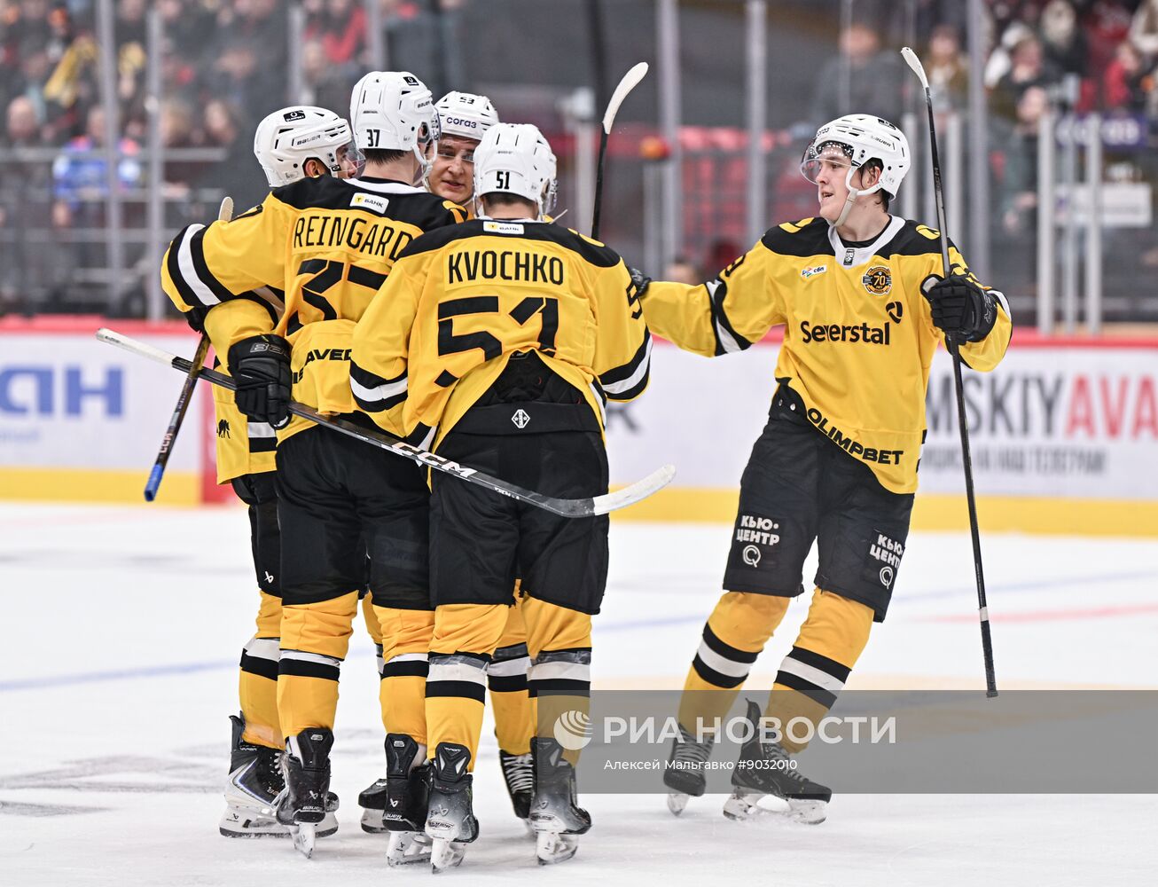 Хоккей. КХЛ. "Авангард" (Омск) - "Северсталь" (Череповец)