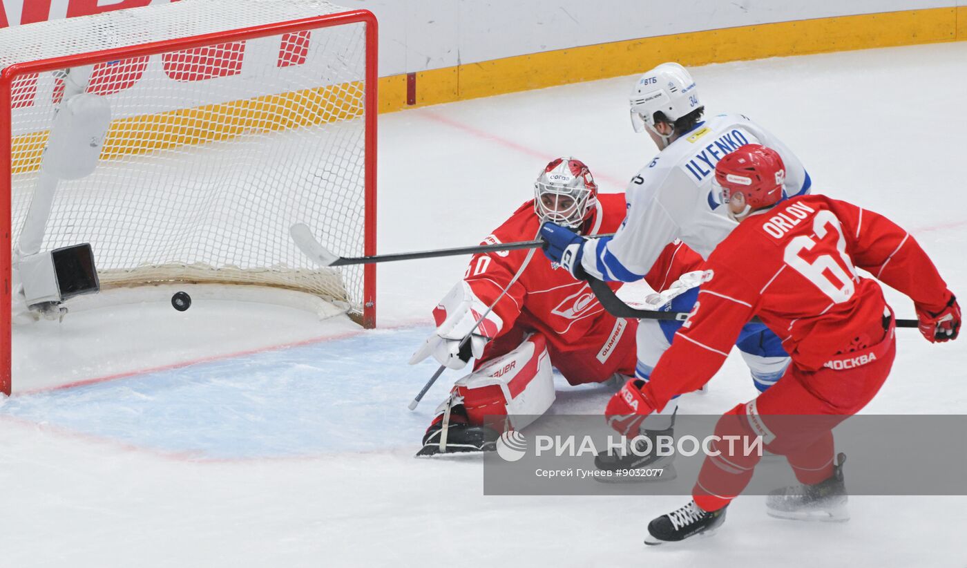 Хоккей. КХЛ. "Спартак" (Москва) - "Динамо" (Москва)