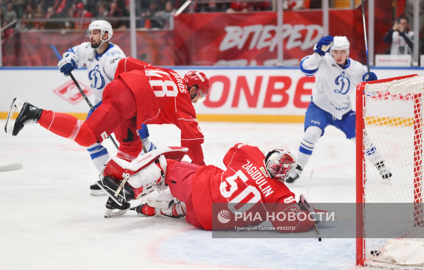 Хоккей. КХЛ. "Спартак" (Москва) - "Динамо" (Москва)
