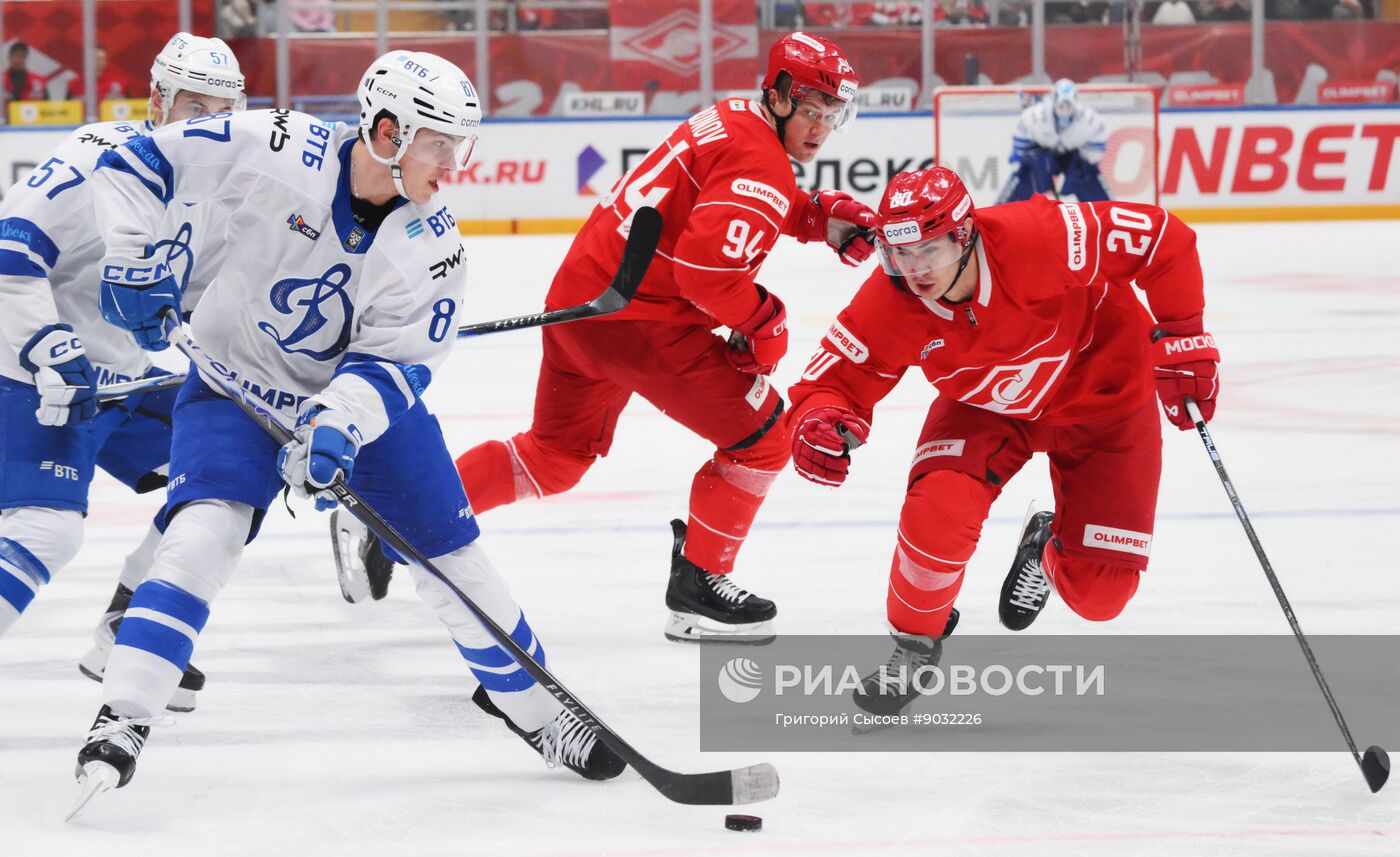 Хоккей. КХЛ. "Спартак" (Москва) - "Динамо" (Москва)