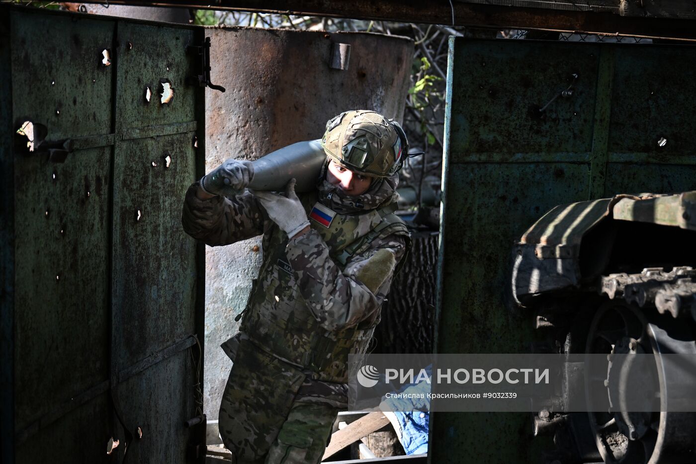 Боевая работа САУ "Мста-С" группировки "Центр"