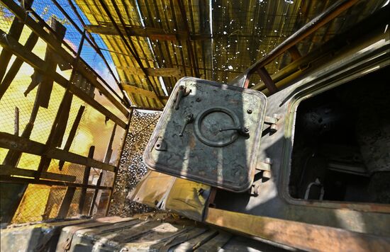 Боевая работа САУ "Мста-С" группировки "Центр"