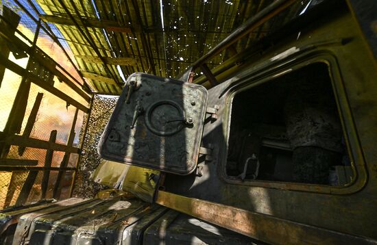 Боевая работа САУ "Мста-С" группировки "Центр"