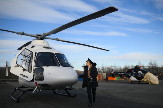 Работа региональной авиакомпании России "Авиация Колымы"