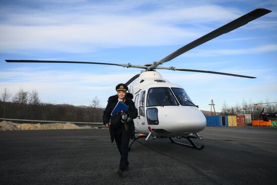 Работа региональной авиакомпании России "Авиация Колымы"