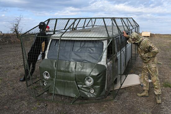 Испытание средств защиты от БПЛА на полигоне в Ростовской области
