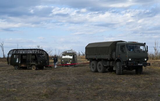 Испытание средств защиты от БПЛА на полигоне в Ростовской области