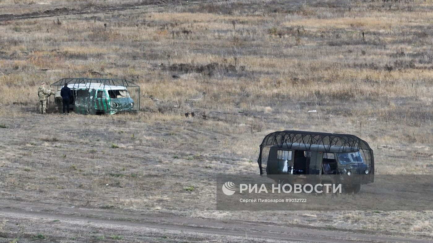 Испытание средств защиты от БПЛА на полигоне в Ростовской области