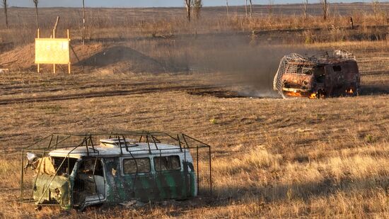 Испытание средств защиты от БПЛА на полигоне в Ростовской области
