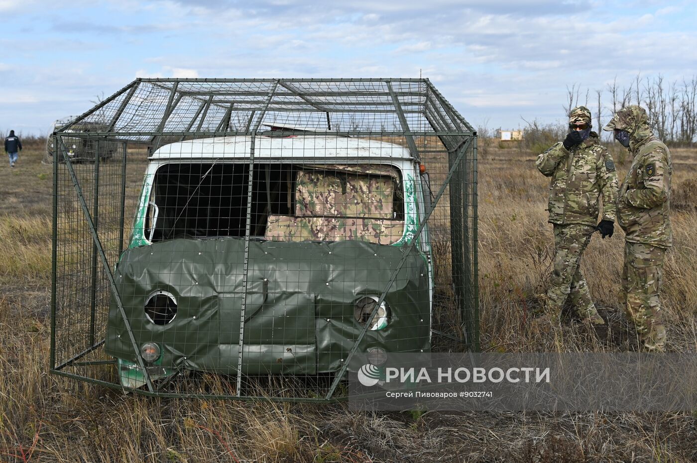 Испытание средств защиты от БПЛА на полигоне в Ростовской области