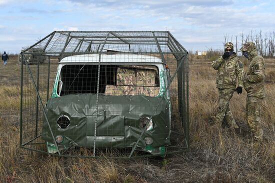 Испытание средств защиты от БПЛА на полигоне в Ростовской области